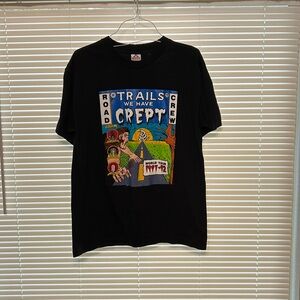 Metallica Road Crew Trails We Have Crept Vintage T-shirt